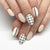 Elegante Geometrische Press-On Nagelkunst Brehn