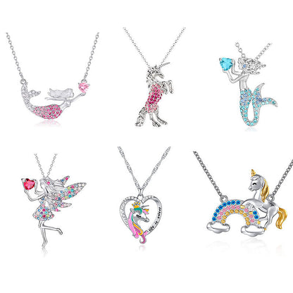 Verspielte katzenthematische Schmuck-Anhänger-Neklace Brehn