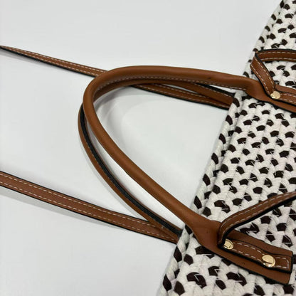 Große Strandtasche mit Kunstledergriffen Brehn