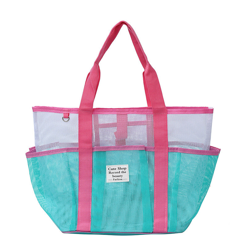 Geräumige Mesh-Strandtasche