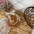 Damen stilvolle Rattan-Crossbody-Tasche Brehn