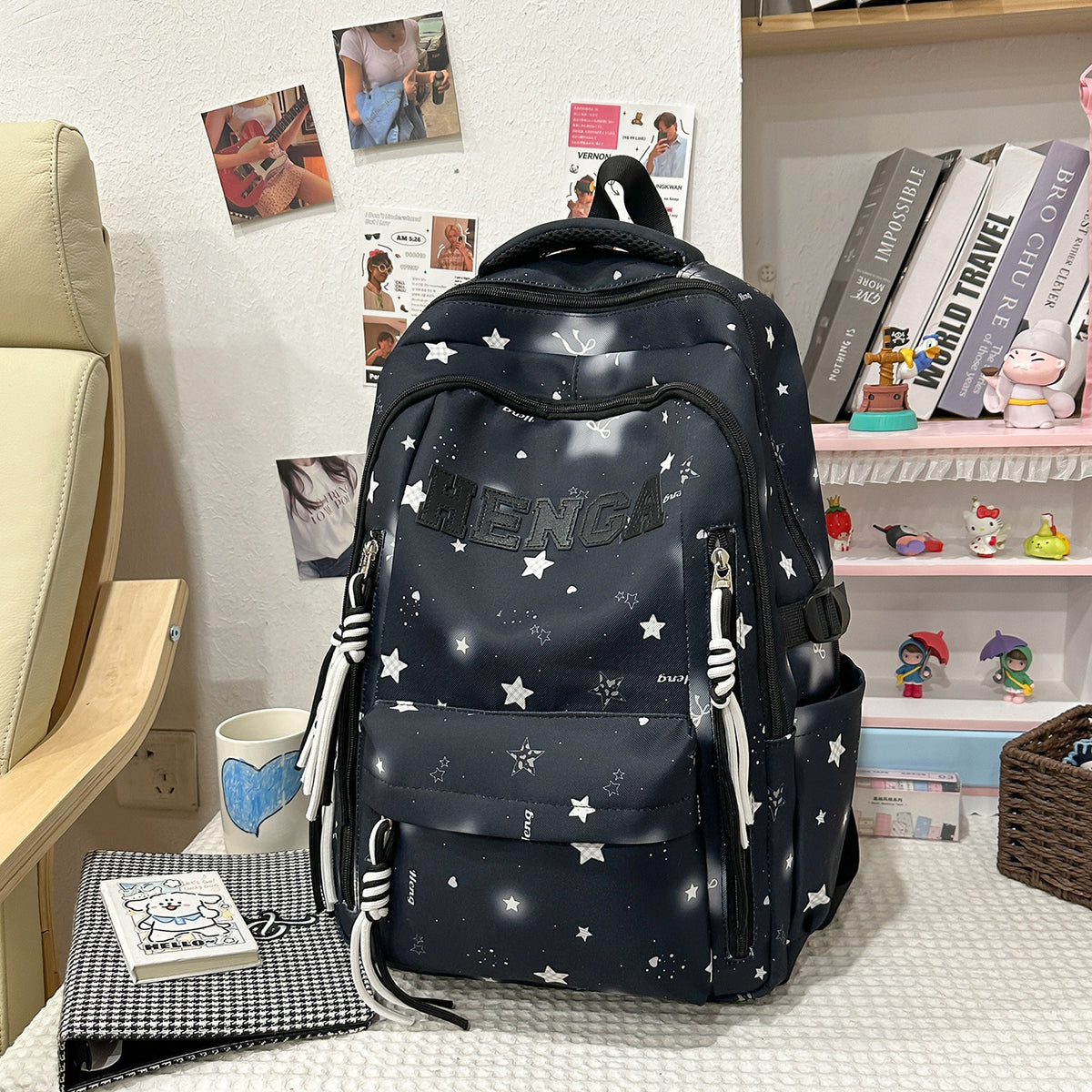 Stylischer Multi-Functional Rucksack mit dekorativen Akzenten Brehn