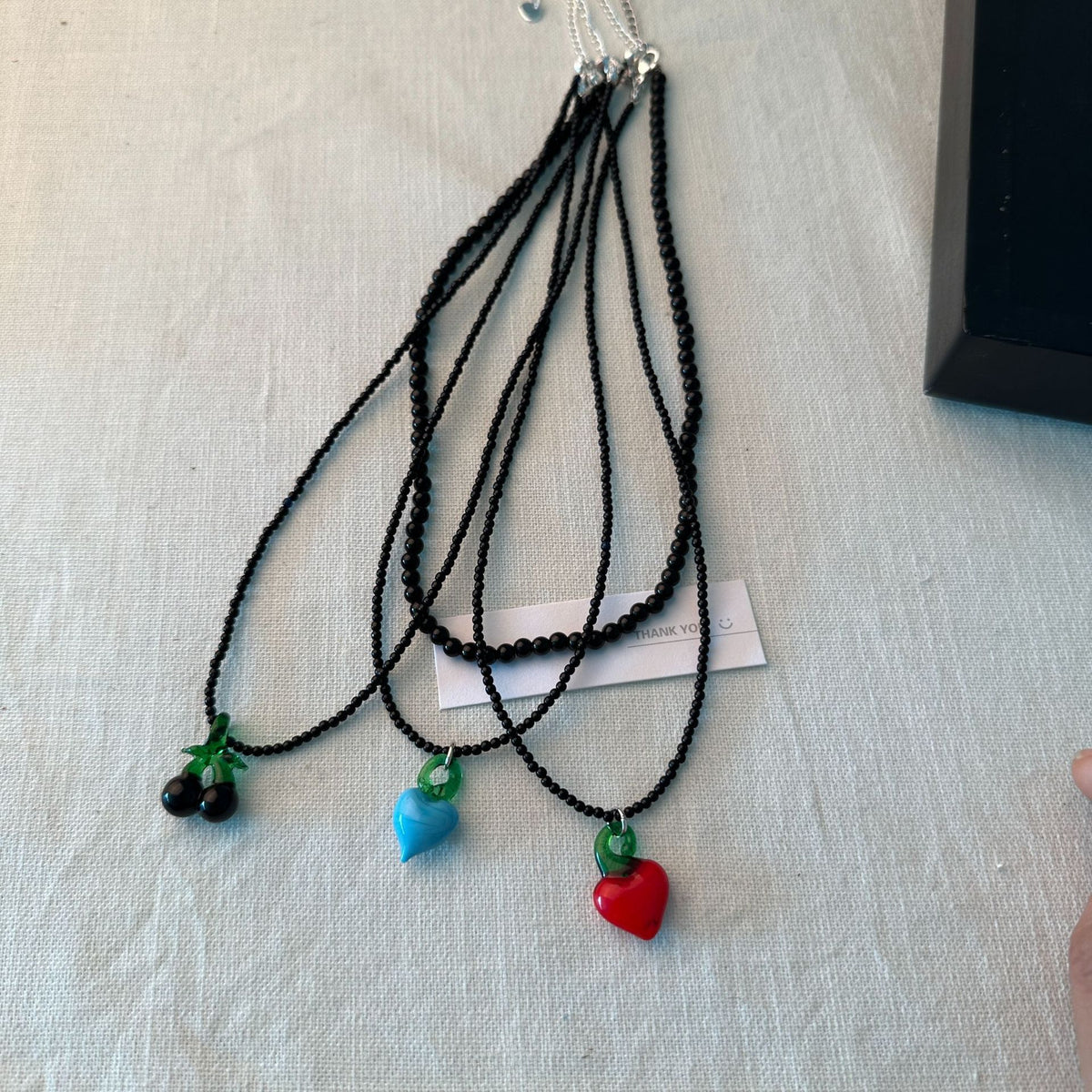Minimalistische Perlenkette Brehn