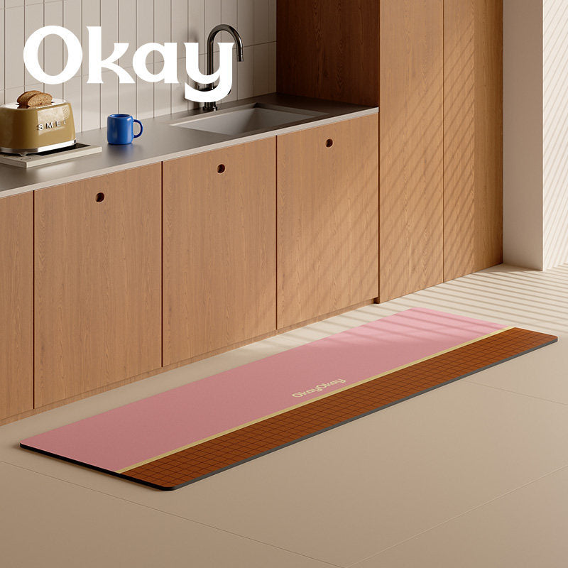 Anti-Fatigue Long Kitchen Runner Mat with Memory Foam Support
