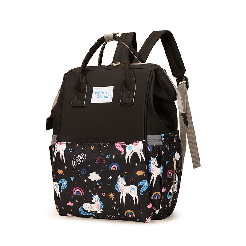Eclectic Unicorn Design Wickelrucksack Brehn