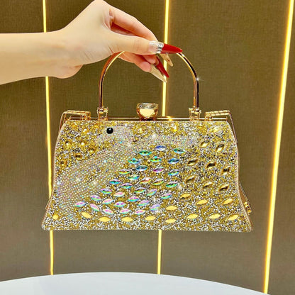 Luxuriöse Strass Abendhandtasche