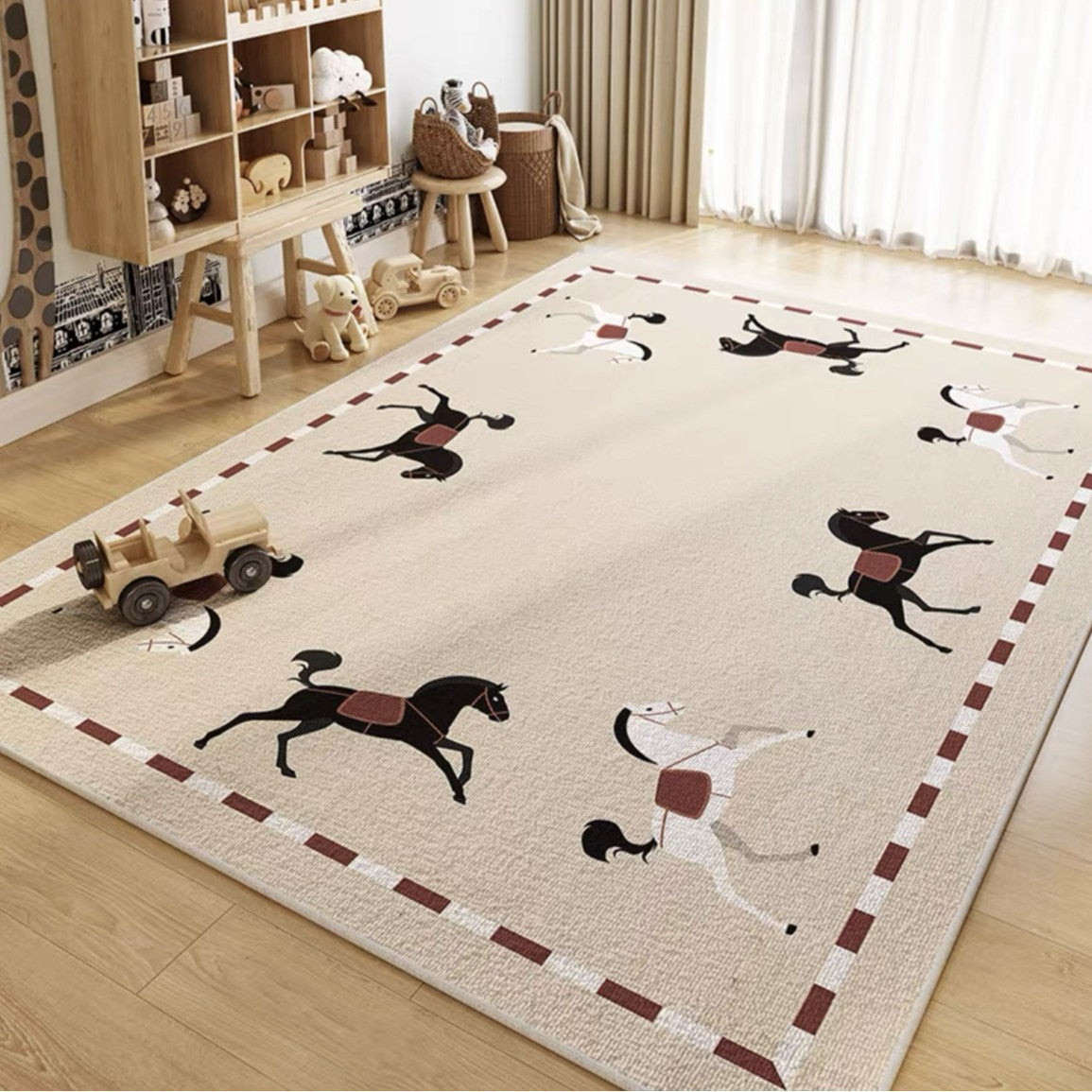 Kinderspielteppich mit Katzenmotiv Brehn