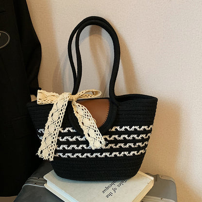 Bohémienne handgewebte Häkel-Tasche