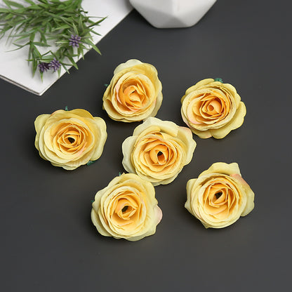 Realistische Künstliche Rosen Brosche
