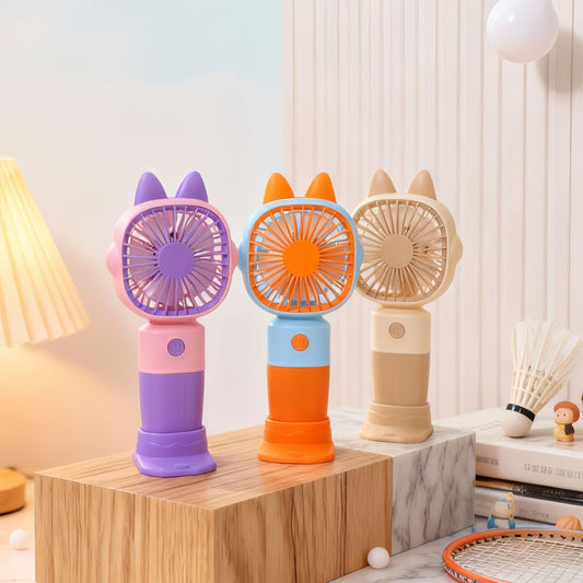 Damen Tragbarer Handventilator mit niedlichem Tierdesign Brehn