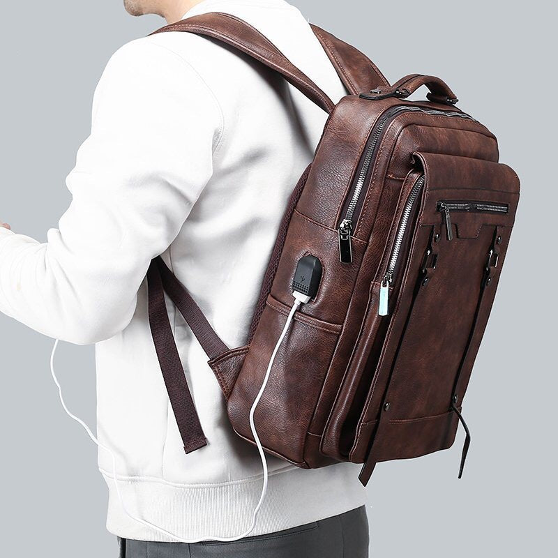 Eleganter Laptop-Rucksack mit Vielseitiger Stauräume Brehn