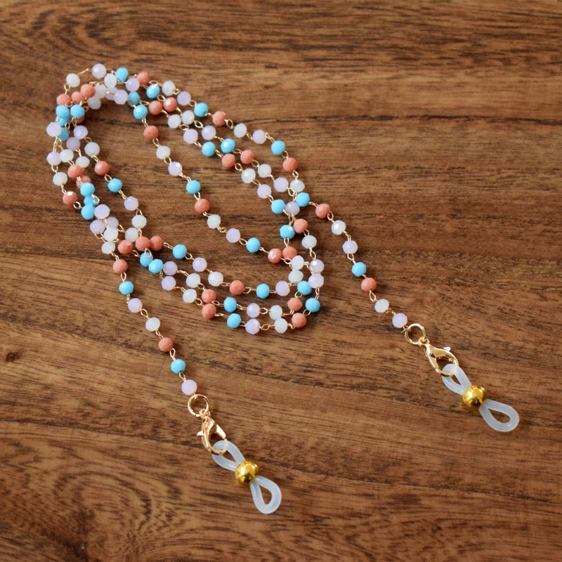Multi-Color Beaded Eyewear Chain Brehn