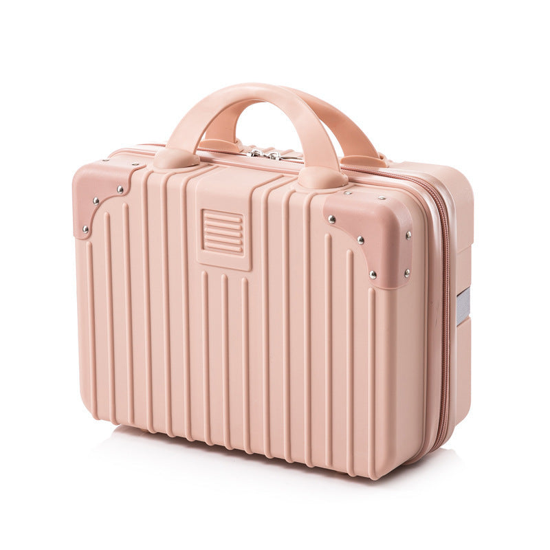 hartschalen kosmetik reisetasche mit doppelten obergriffen und verstärkten eckenprotektoren Brehn
