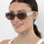 Damen Cat-Eye Sonnenbrille im stilvollen Kunststoffdesign Brehn