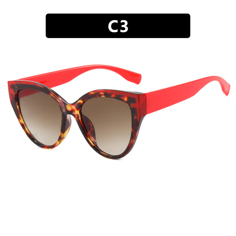 Damen Cat-Eye Sonnenbrille mit extravagantem Rahmen und UV-Schutz Brehn