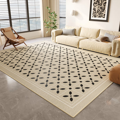 Zeitgenössischer floraler Design-Teppich