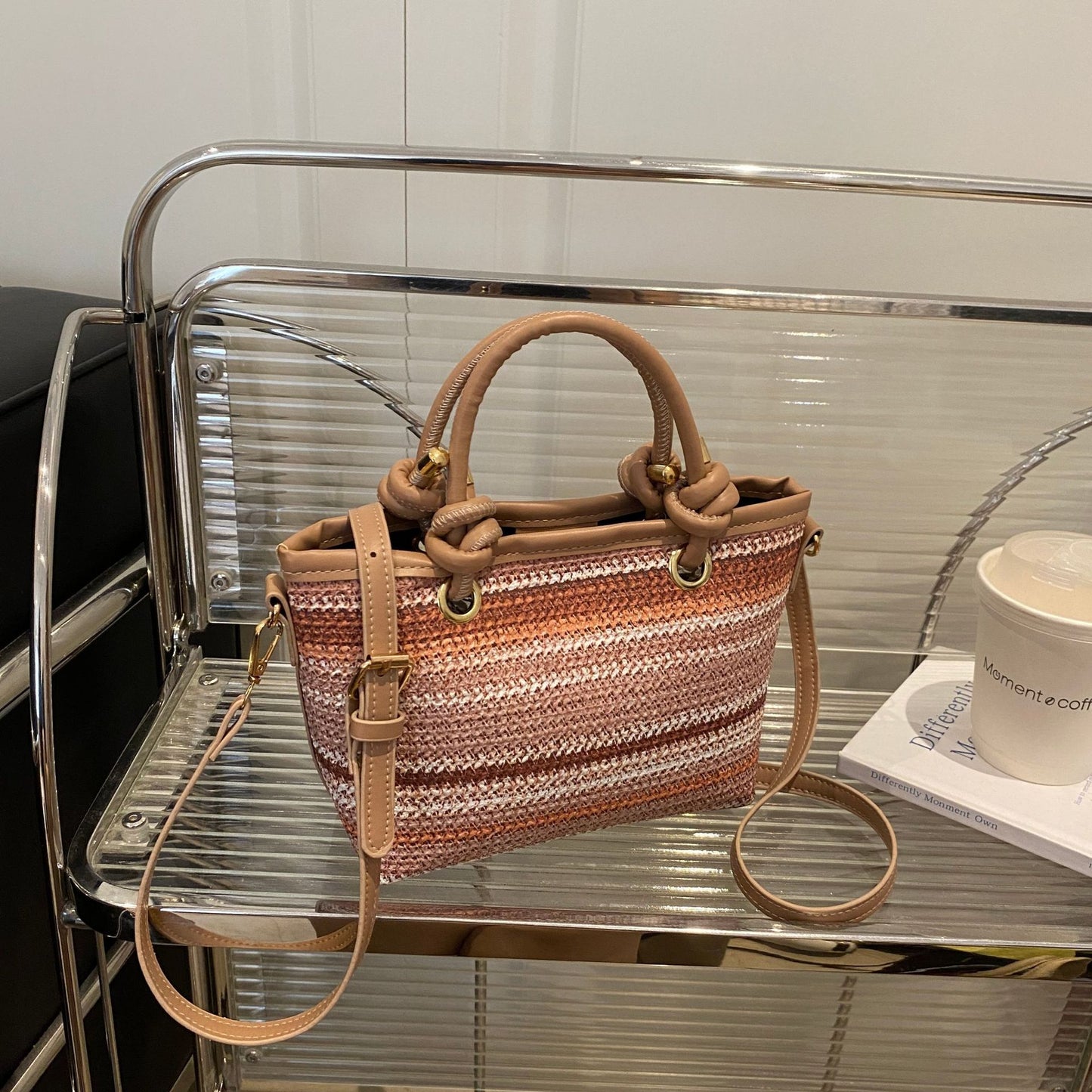Gewebte Handtasche Brehn