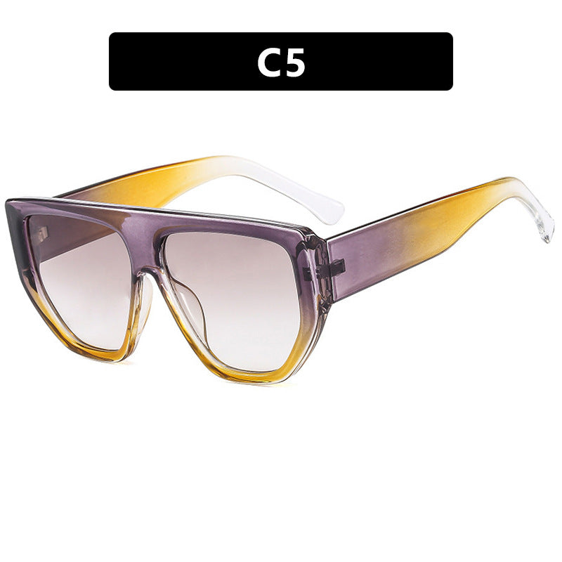 Damen modische Oversized-Sonnenbrille mit innovativem Rahmen Brehn