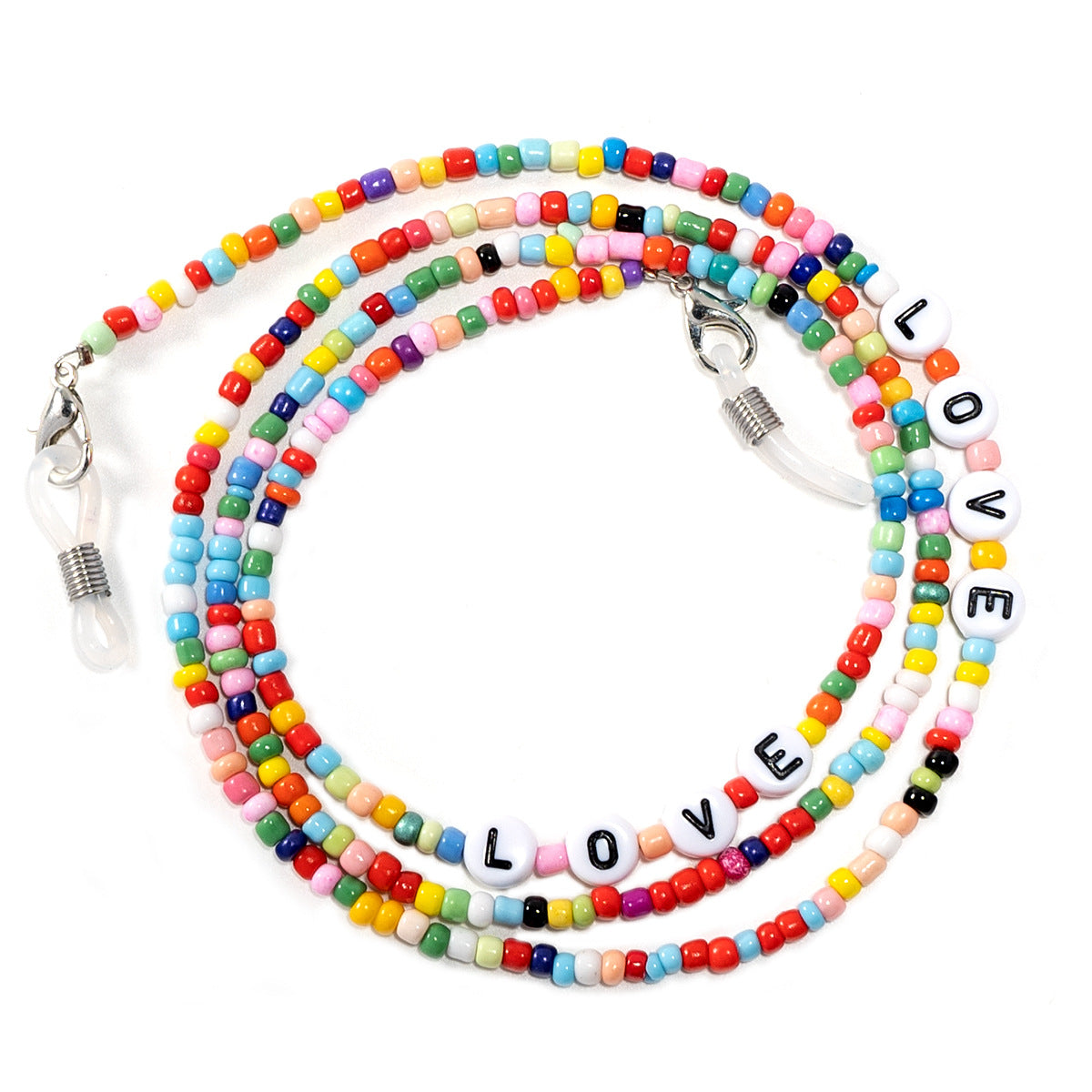 Liebe-Thema Perlen Brillen Kette Brehn
