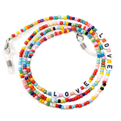 Liebe-Thema Perlen Brillen Kette Brehn
