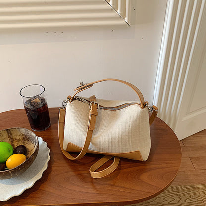 Strukturierte Handheld Schultertasche