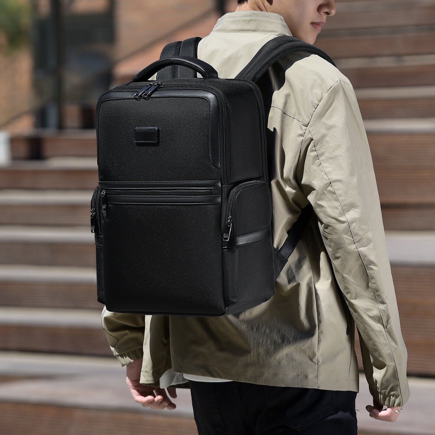 Schlanker Mehrfachfach-Rucksack Brehn