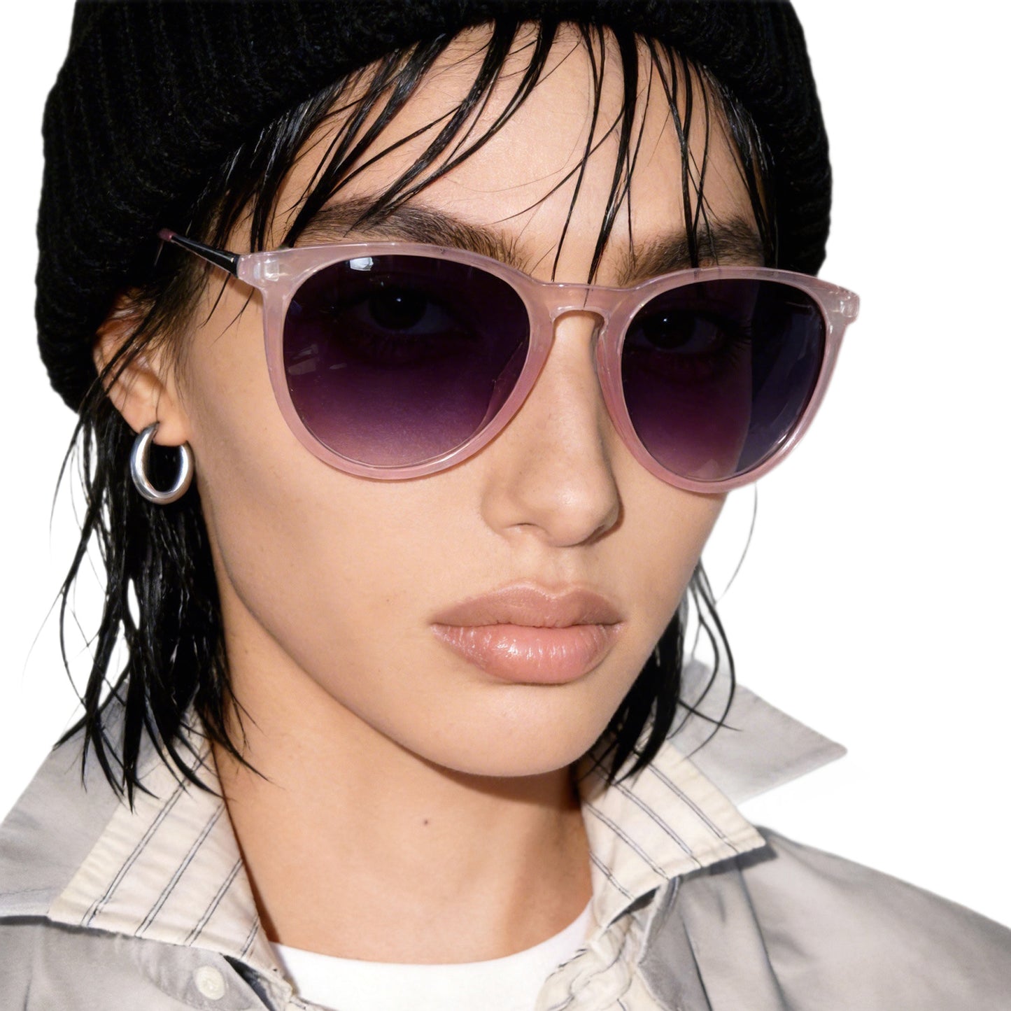 Damen modische Cat-Eye Sonnenbrille mit hochwertigem Kunststoffrahmen und polarisierten Gläsern Brehn