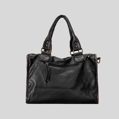 Multi-Taschen Funktionale Leder-Handtasche