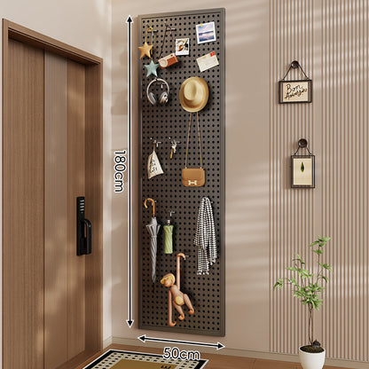 Wandanag perforiertes Lochboard-Organizer-Panel Großes Quadrat mit modularen Haken und Zubehör