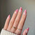 Herz-Design Press-On Nagelkunst Set Brehn