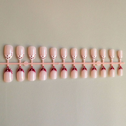 Kreatives French Tip Nagelkunst-Set