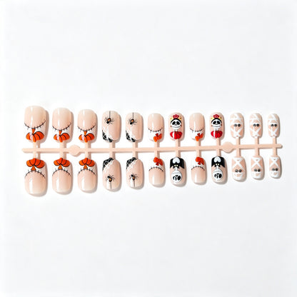Halloween-Themen Cartoon Nagelkunst Set