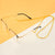 Premium Metall Brille Kette Brehn