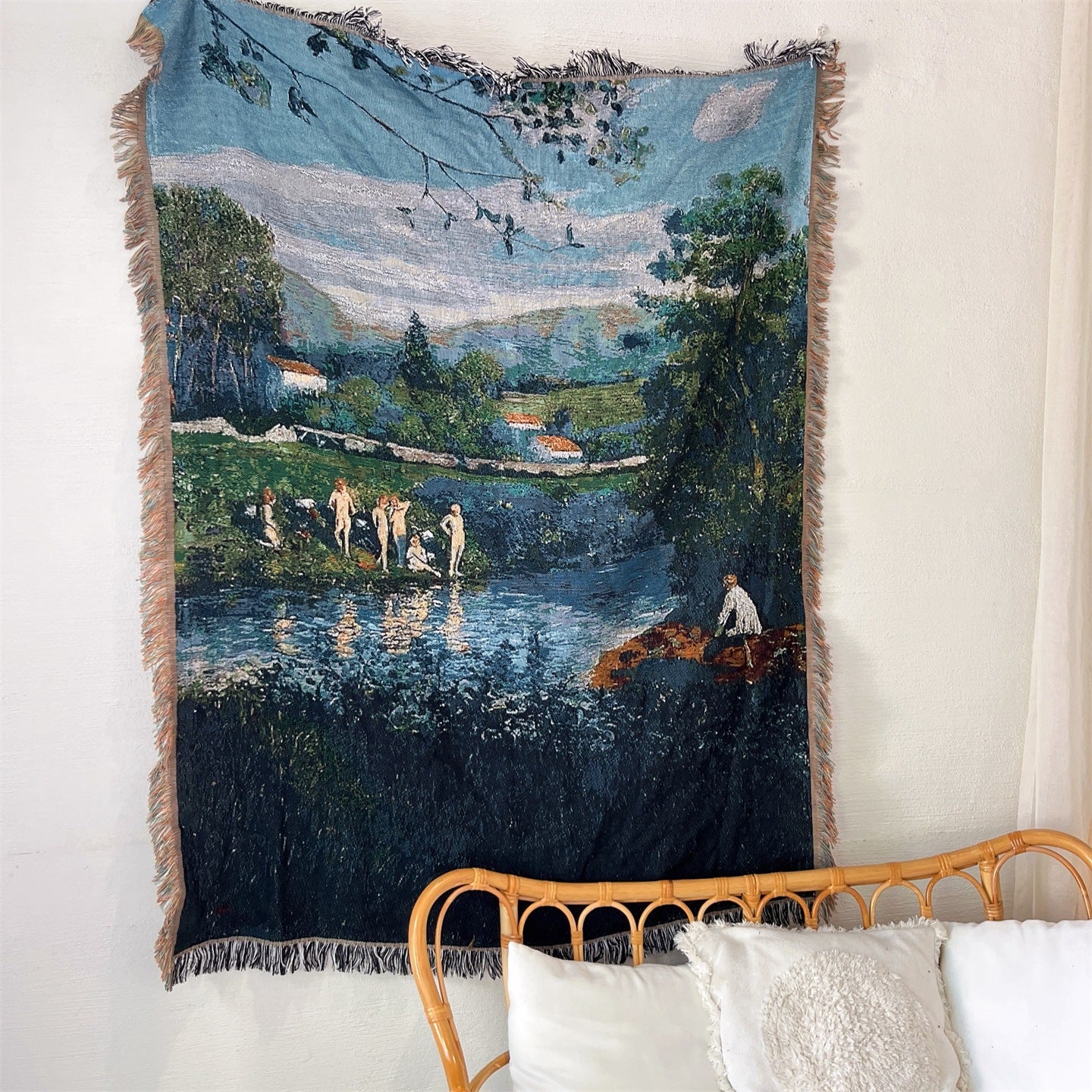 Dekorative Gewebte Wandteppich-Decke