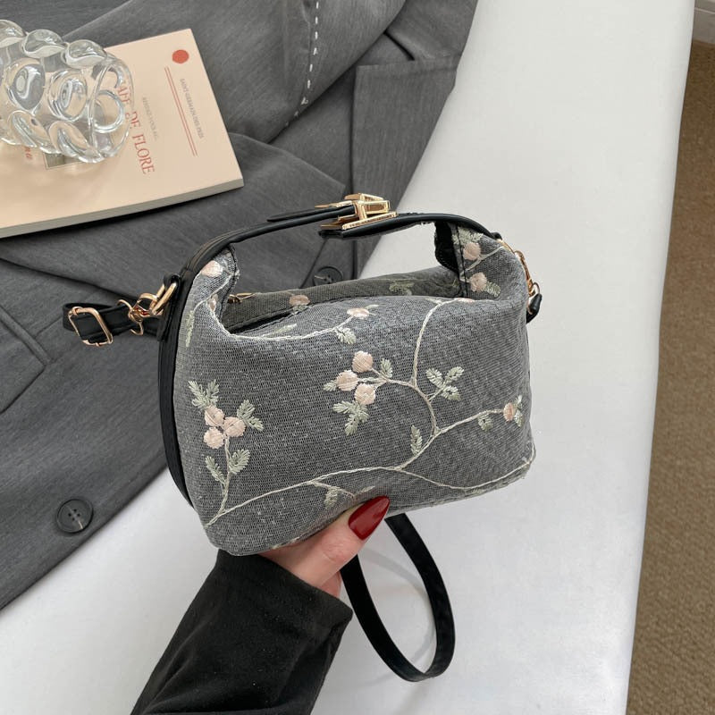 Bestickte Blumen Mini-Handtasche Brehn