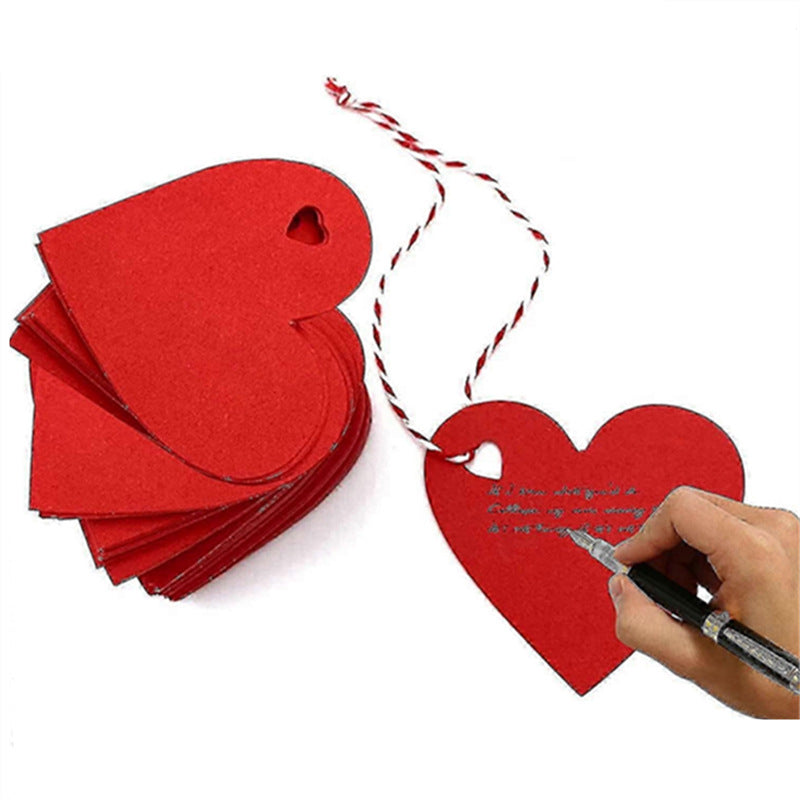 Craft Herzförmige Tags Brehn