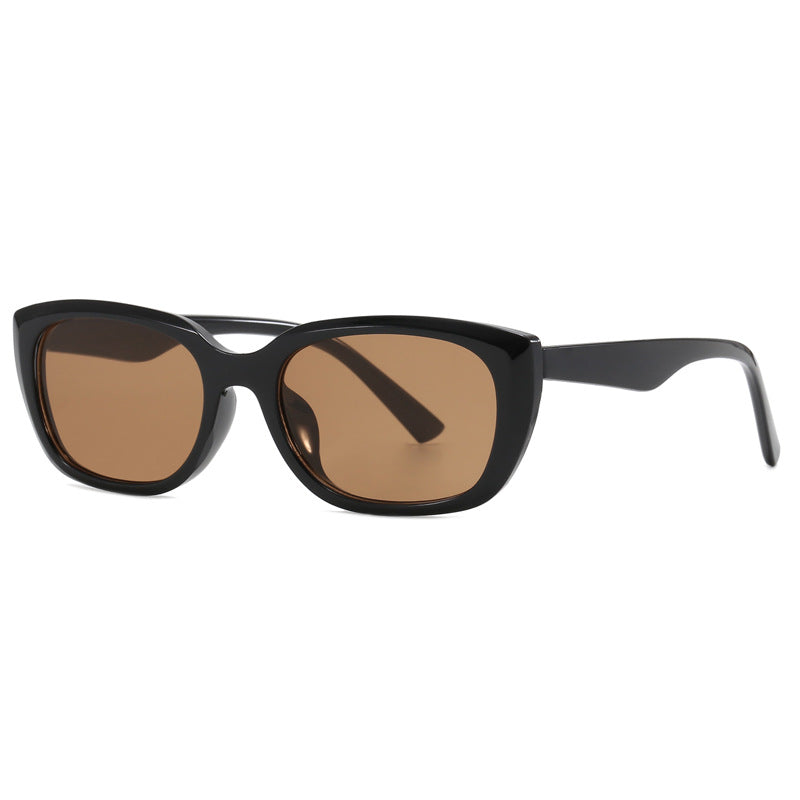 Damen trendige Cat-Eye Sonnenbrille im minimalistischen Design Brehn