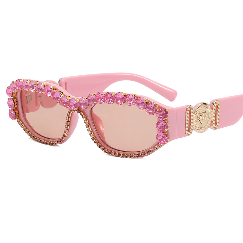 Damen Sonnenbrillen mit Glitzersteinen Brehn