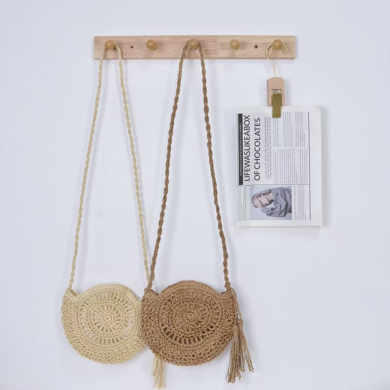 Handtasche Im Angesagten Makramee-Gestell Brehn