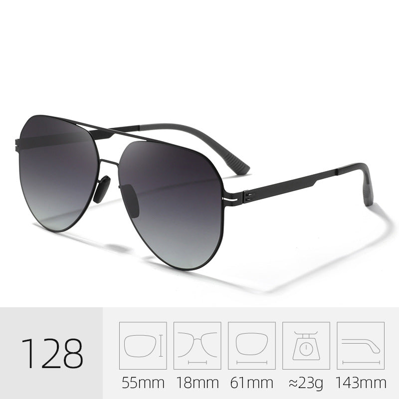 Hochleistungs-Aviator-Sonnenbrille Brehn
