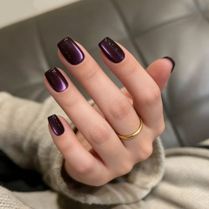 Press-On Nagelset mit elegantem Ombre-Finish und Glitzerakzenten Brehn