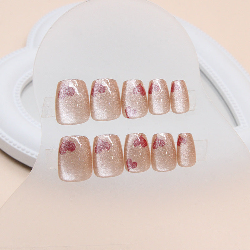 Herz Design Press-On Nagelspitzen Brehn