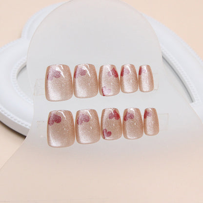 Herz Design Press-On Nagelspitzen Brehn
