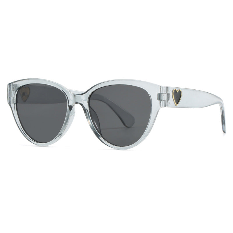 Damen Cat-Eye Sonnenbrille mit luxuriösem Leopardenmuster und charmanten Details Brehn