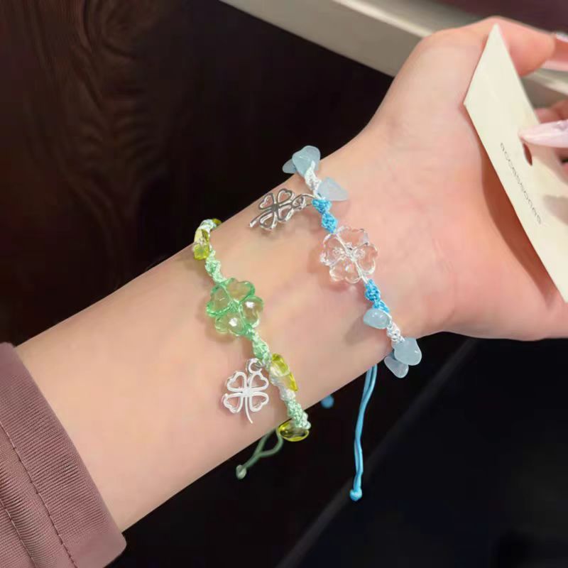 Verstellbares Kristall Charm Armband Brehn