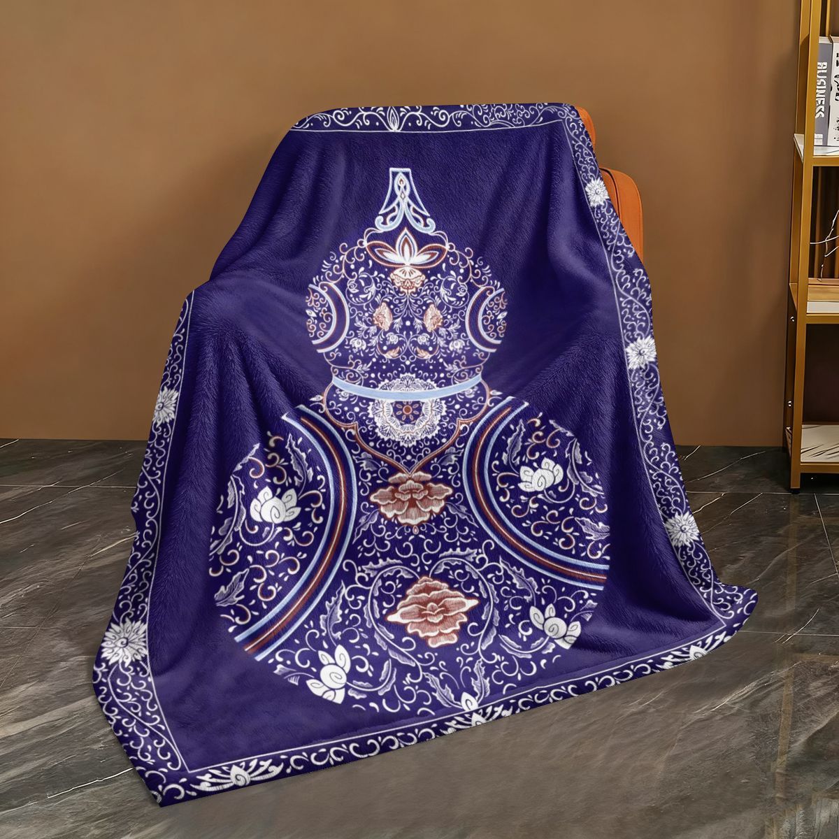 Künstlerische Plüschdecke