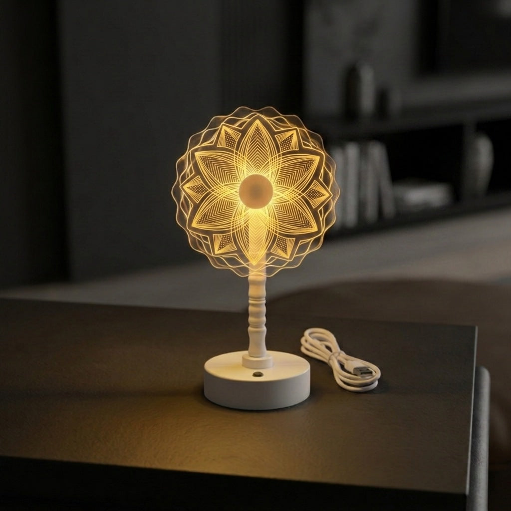 Dekorative LED Tischlampe mit modernem Design