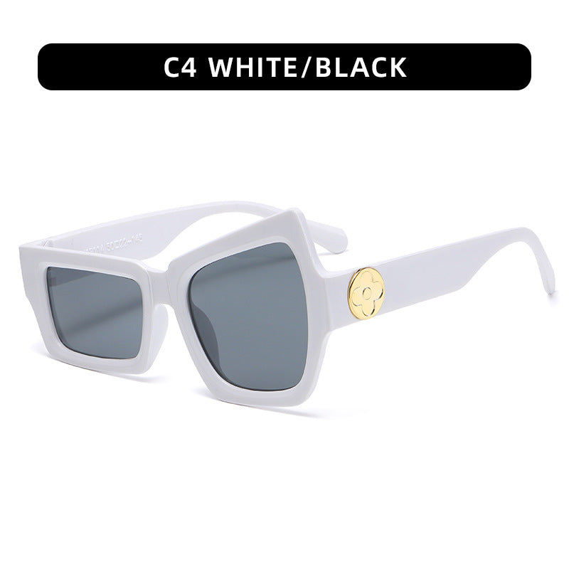 Chunky geometrische Sonnenbrille