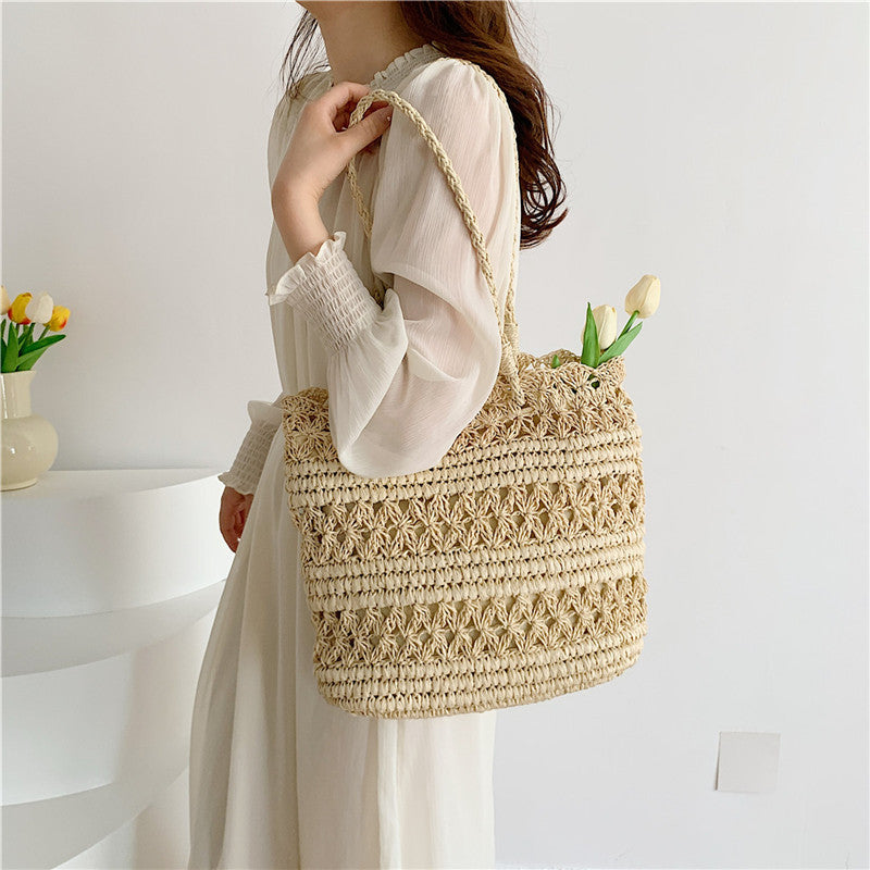 Handgefertigte Makramee Strandtasche Brehn
