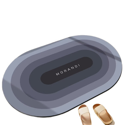 Oval Willkommen Fußmatte Brehn
